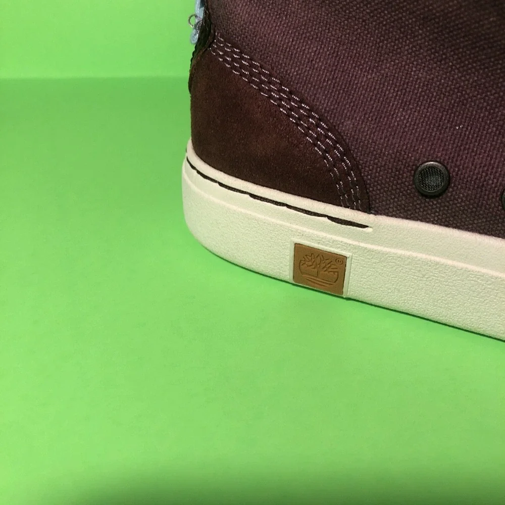 Timberland Chukka Bootie 8.5 Amherst Women's Canvas Sensor Flex Maroon